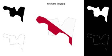 Iwanuma (Miyagi) ana hat haritası ayarlandı