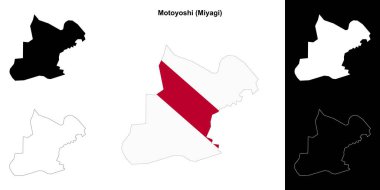 Motoyoshi (Miyagi) ana hat haritası ayarlandı