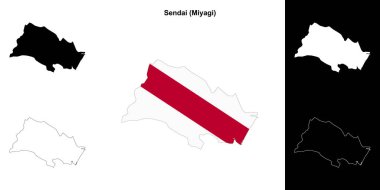 Sendai (Miyagi) ana hat haritası ayarlandı