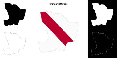 Shiroishi (Miyagi) ana hat haritası ayarlandı