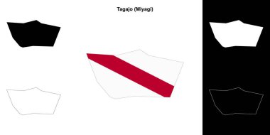 Tagajo (Miyagi) ana hat haritası ayarlandı