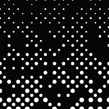 Siyah ve beyaz geometrik tekrarlanan nokta deseni arkaplanı