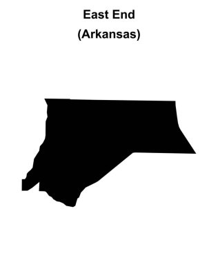 Doğu Ucu (Arkansas) boş ana hat haritası