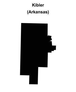 Kibler (Arkansas) boş ana hat haritası