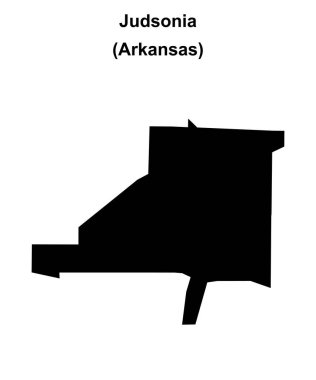 Judsonia (Arkansas) boş ana hat haritası