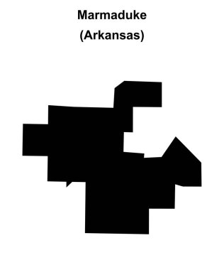 Marmaduke (Arkansas) boş ana hat haritası