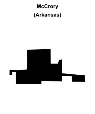 McCrory (Arkansas) boş ana hat haritası