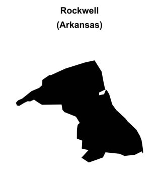 Rockwell (Arkansas) boş ana hat haritası