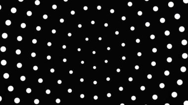 Tek renkli geometrik yarım tonlu yuvarlak nokta desenli arkaplan - kusursuz döngü animasyonu