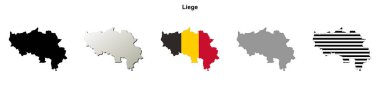 Liege eyalet ana hat haritası ayarlandı