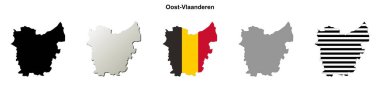 Oost-Vlaanderen eyalet ana hatları haritası belirlendi