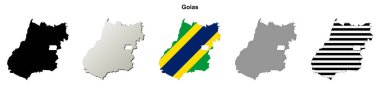 Goias durumu (Brezilya) ana hat haritası seti