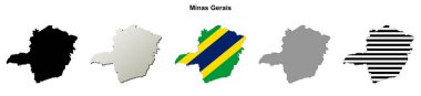 Minas Gerais durumu (Brezilya) ana hat haritası belirlendi