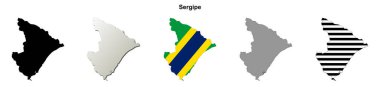 Sergipe durumu (Brezilya) ana hat haritası seti