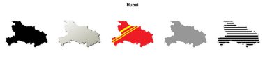 Hubei eyalet ana hat haritası ayarlandı