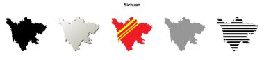 Sichuan ilinin ana hat haritası ayarlandı