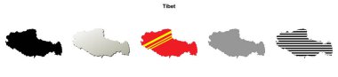 Tibet eyalet ana hat haritası ayarlandı