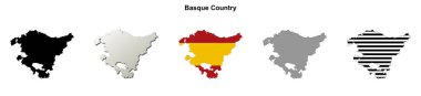 Bask Ülkesi boş (İspanya) ana hatları haritası belirlendi
