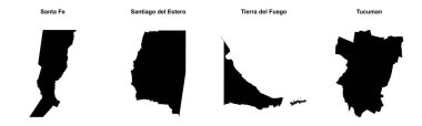 Santa Fe, Santiago del Estero, Tierra del Fuego, Tucuman ana hatları