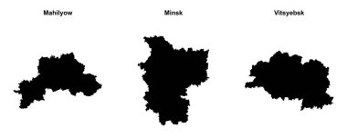 Mahilyow, Minsk, Vitsyebsk ana hatları