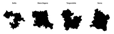 Sofya, Stara Zagora, Targovishte, Varna ana hatları haritaları