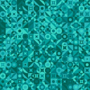 Mozaik şablon arkaplanı - soyut renkli vektör tasarımı