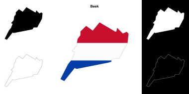 Beek boş çizgi haritası seti