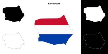 Barendrecht boş ana hat haritası seti