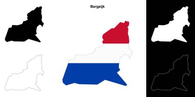 Bergeijk boş ana hat haritası seti