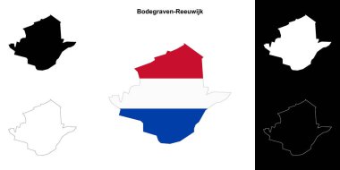 Bodegraven-Reeuwijk boş ana hat haritası seti