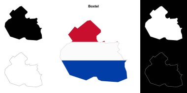 Boxtel boş çizgi haritası seti