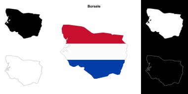 Borsele boş dış hat haritası seti