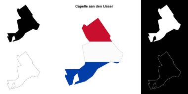 Capelle aan den IJssel boş ana hat haritası ayarlandı