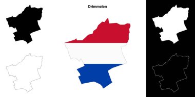 Drimmelen boş ana hat haritası seti