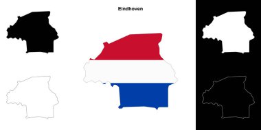 Eindhoven boş çizgi haritası seti