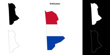 Enkhuizen boş ana hat haritası seti