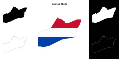 Geldrop-Mierlo ana hatları boş harita seti
