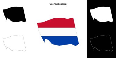 Geertruidenberg boş ana hat haritası seti