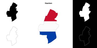 Haarlem boş çizgi haritası ayarlandı