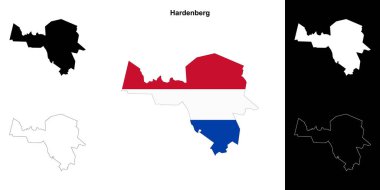 Hardenberg boş çizgi haritası seti