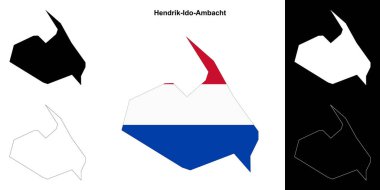 Hendrik-Ido-Ambacht boş ana hat haritası ayarlandı