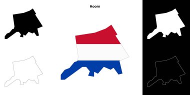 Boş çizgi haritası seti