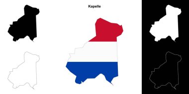 Kapelle boş çizgi haritası seti