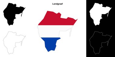 Landgraaf boş ana hat haritası seti