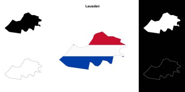 Leusden boş çizgi haritası ayarlandı