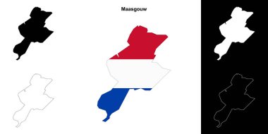 Maasgouw boş ana hat haritası seti