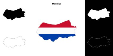 Moerdijk boş ana hat haritası seti