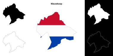 Nieuwkoop boş ana hat haritası seti