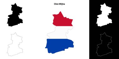 Olst-Wijhe boş ana hat haritası seti