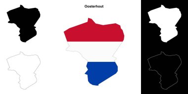 Oosterhout boş ana hat haritası ayarlandı